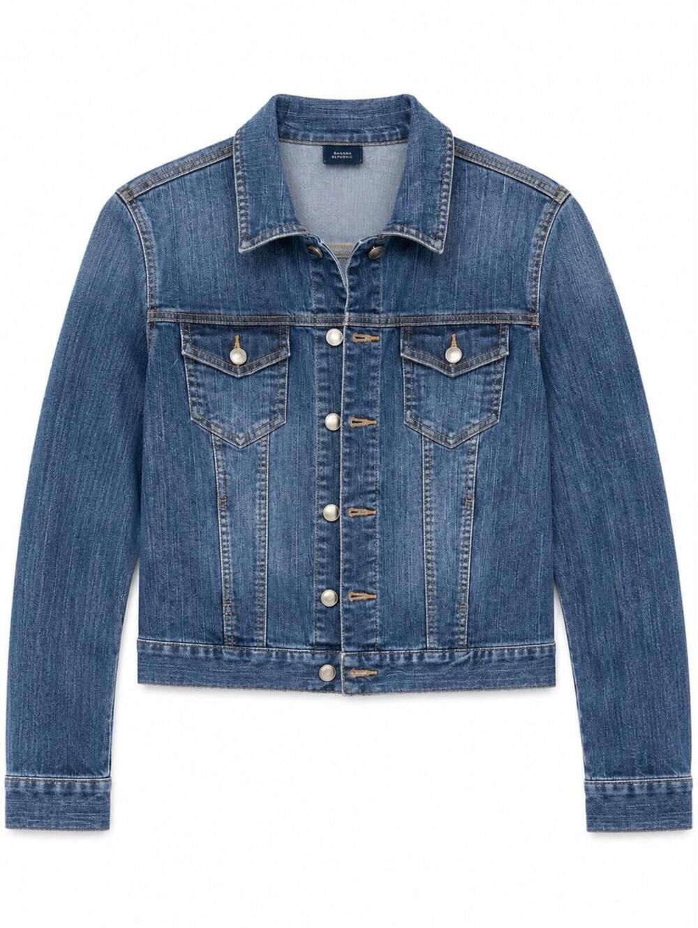 Faded Glory Classic Denim Jacket Size L EUC, Hardly Worn